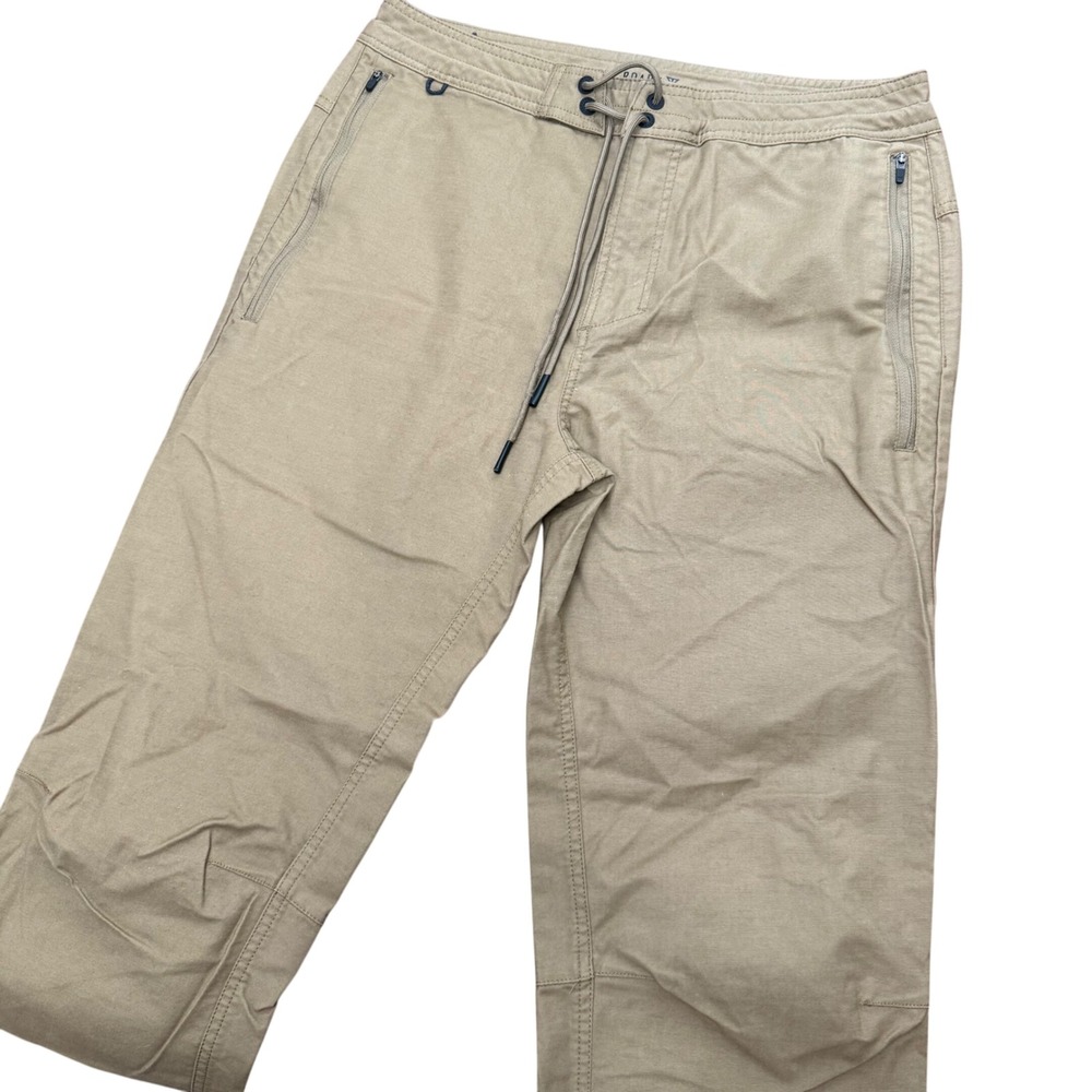 Roark Layover Relaxed Fit Pants Mens 32 Tan Khaki RP305 Cotton Nylon Stretch